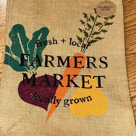 NWT Fresh + local farmers market locally grown bag tote - Picture 2 of 4